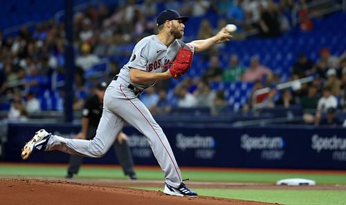 Boston Red Sox starter Chris Sale returned to the mound against Tampa Bay.