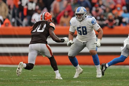 Detroit Lions offensive tackle Penei Sewell