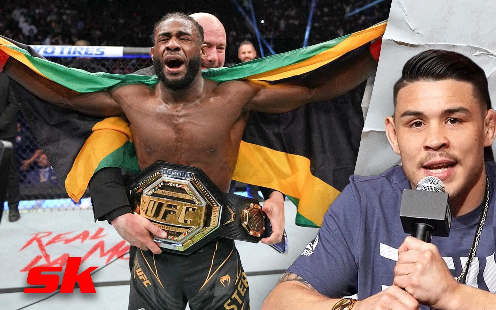 Ricky Simon thinks Aljamain Sterling would soon lose his title [Photo credit: MMA Junkie on YouTube, @funkmastermma on Instagram]