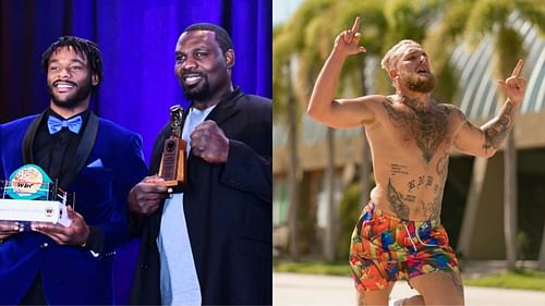 Hasim Rahman Jr. and Sr. and Jake Paul 