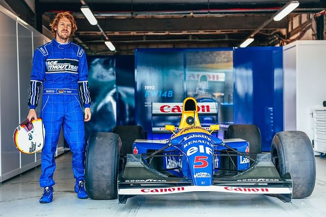 Sebastian Vettel 'expecting to have a lot of fun' while driving Nigel Mansell's Williams on Sunday