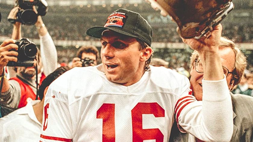 Joe Montana helps the 49ers retain the Super Bowl