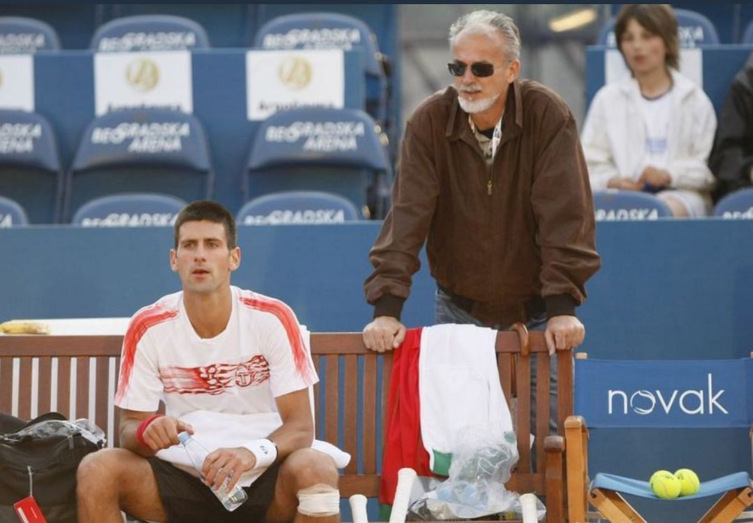 Dr. Igor Cetojevic with Novak Djokovic