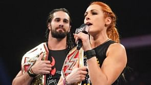 Becky Lynch gives a five-word reaction to unique achievement with Seth Rollins