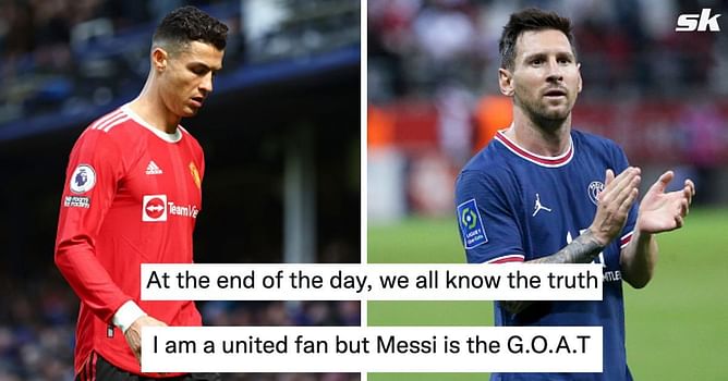 "Messi is the GOAT", "Being a United Stan did not let me admit it" - Manchester United fans turn on Cristiano Ronaldo after reported transfer request