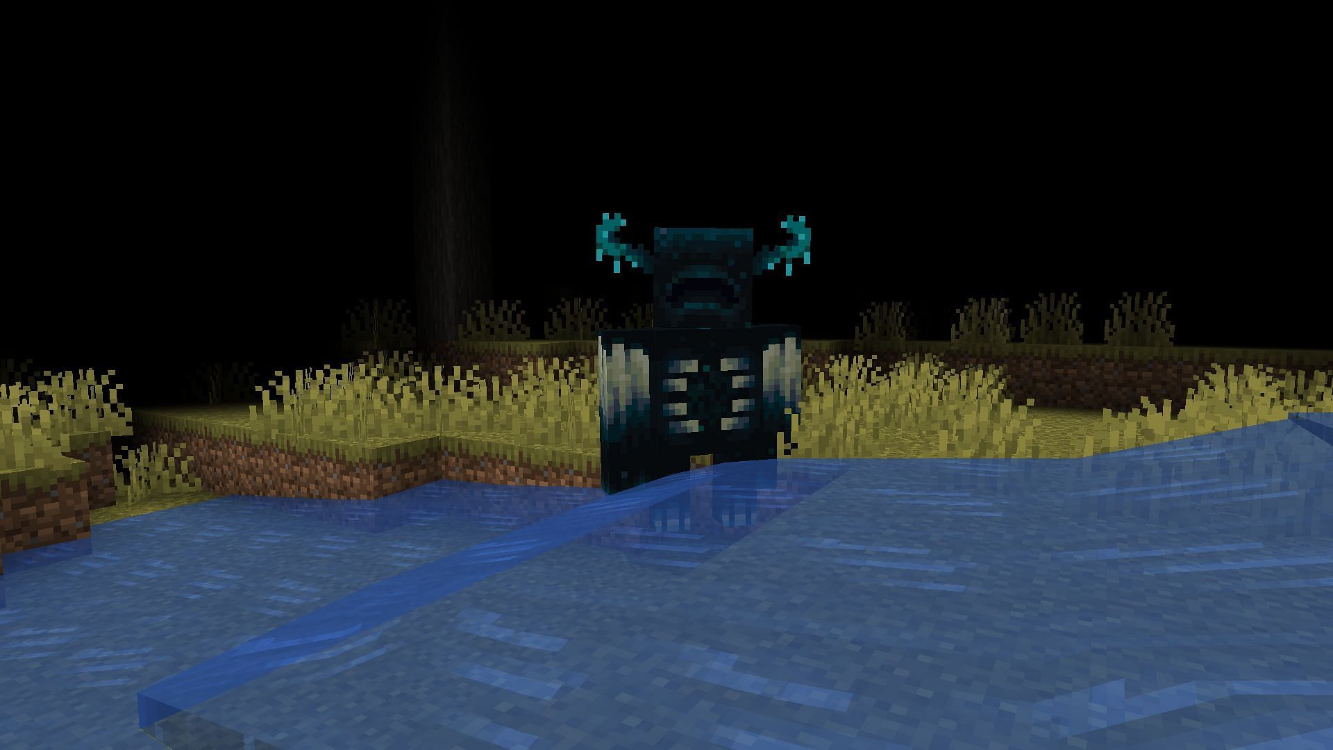 The beast gets stuck if the water flows in the opposite direction (Image via Minecraft 1.19 update)