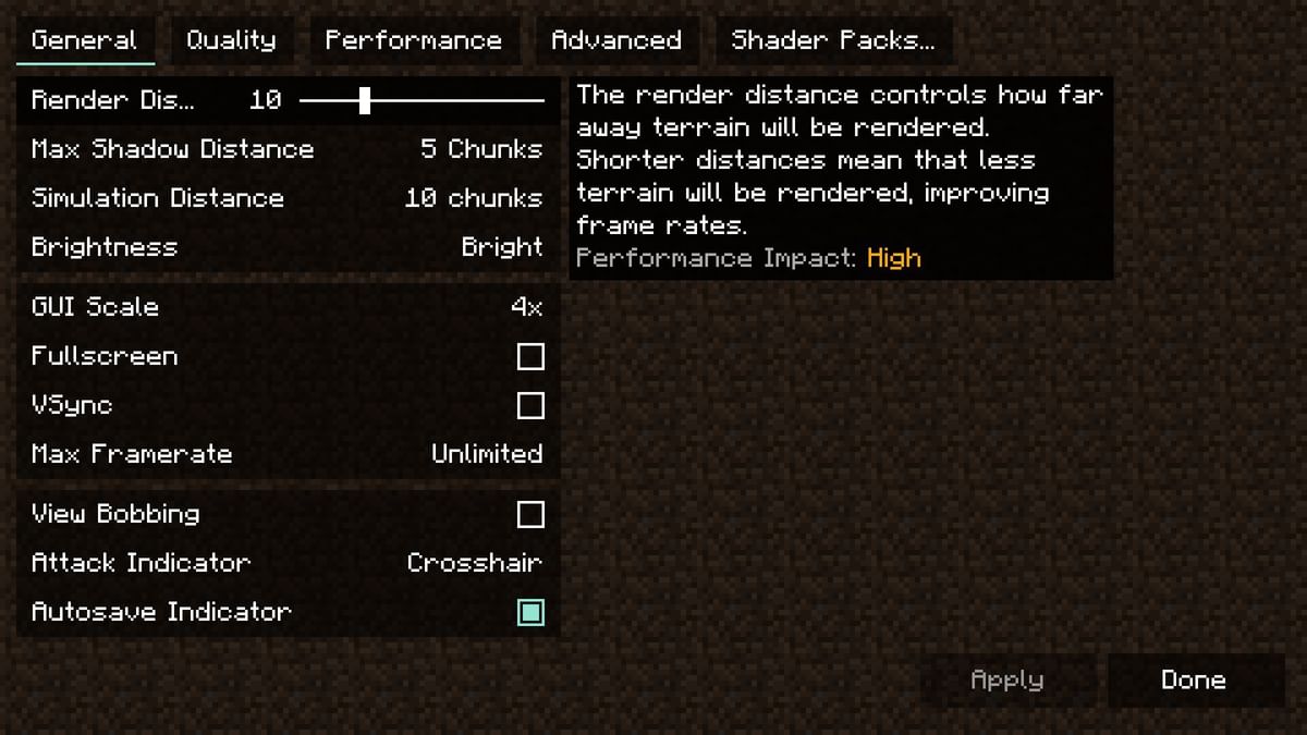 Best Sodium settings for optimal FPS in Minecraft 1.19 update