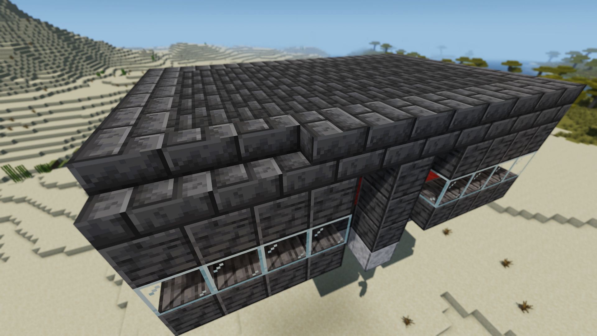 The first of the upper layers (Image via Minecraft)