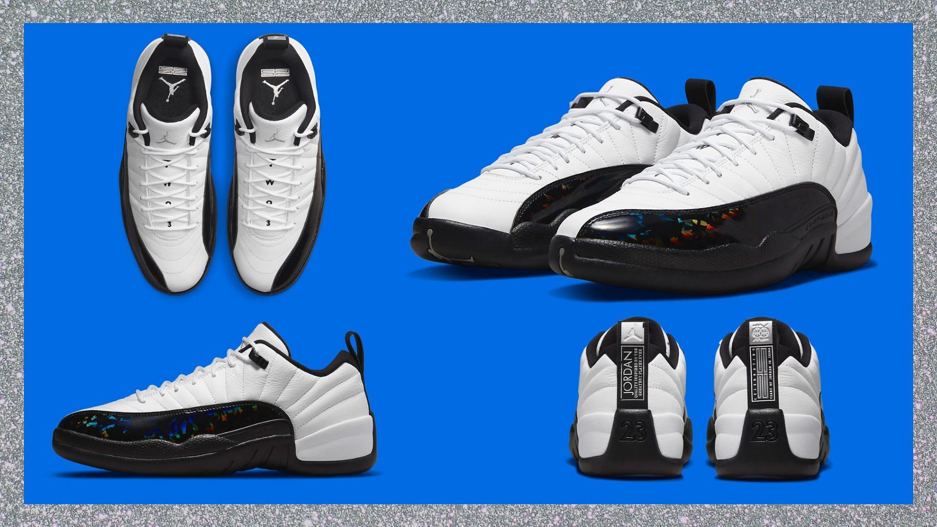Take a detailed look at the impending Air Jordan 12 Low sneakers (Image via Sportskeeda)