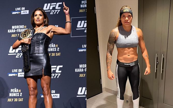 That's somebody that was heavier than me - Amanda Nunes likens Julianna Pena's style to Felicia Spencer's from when she defended her featherweight belt at UFC 250