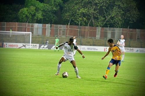 Faisal Ali in action for Mohammedan SC during I-League 2021-22 (Image Courtesy: Faisal Ali Instagram)