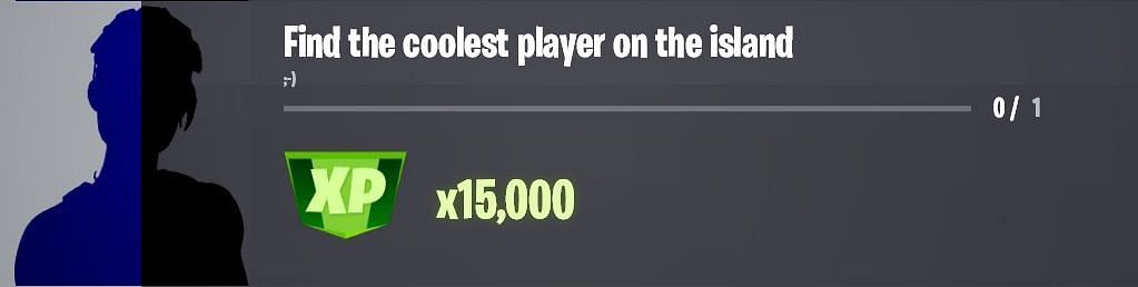 Look in the mirror to earn 15,000 XP in Fortnite (Image via Twitter/iFireMonkey)