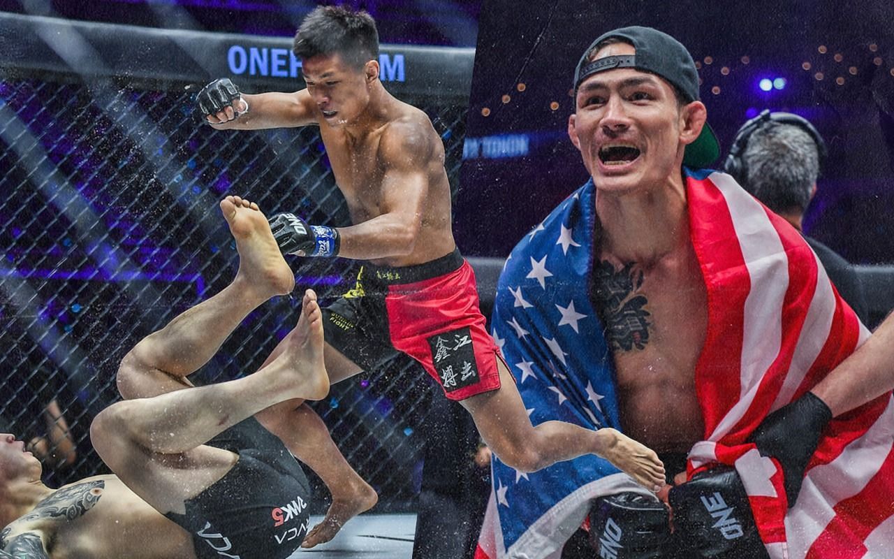 Thanh Le (right) will defend his ONE featherweight world title against Tang Kai (left) at ONE 160. [Images courtesy of ONE Championship]