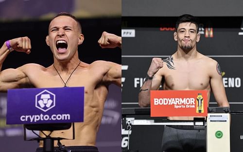 Kai Kara-France (left) and Brandon Moreno (right) [Images courtesy of Getty]