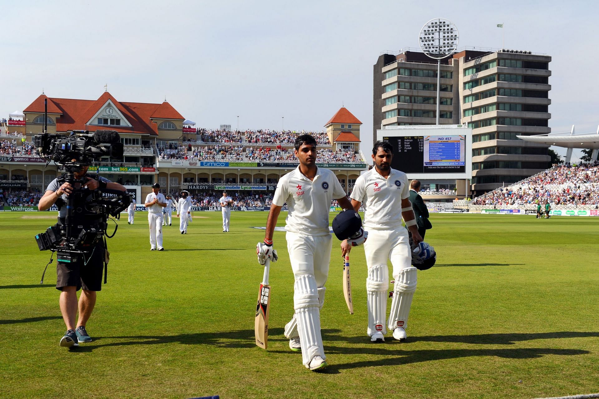 Bhuvneshwar Kumar had a memorable tour of England in 2014 (Image Courtesy: Getty Images)