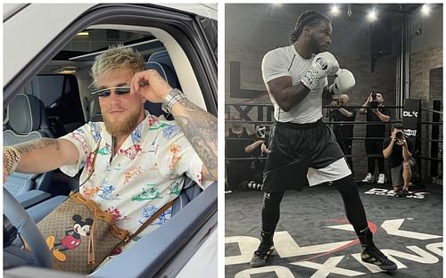 Jake Paul (left), Hasim Rahman Jr. (right) - Images via @jakepaul and @moremediahits on Instagram