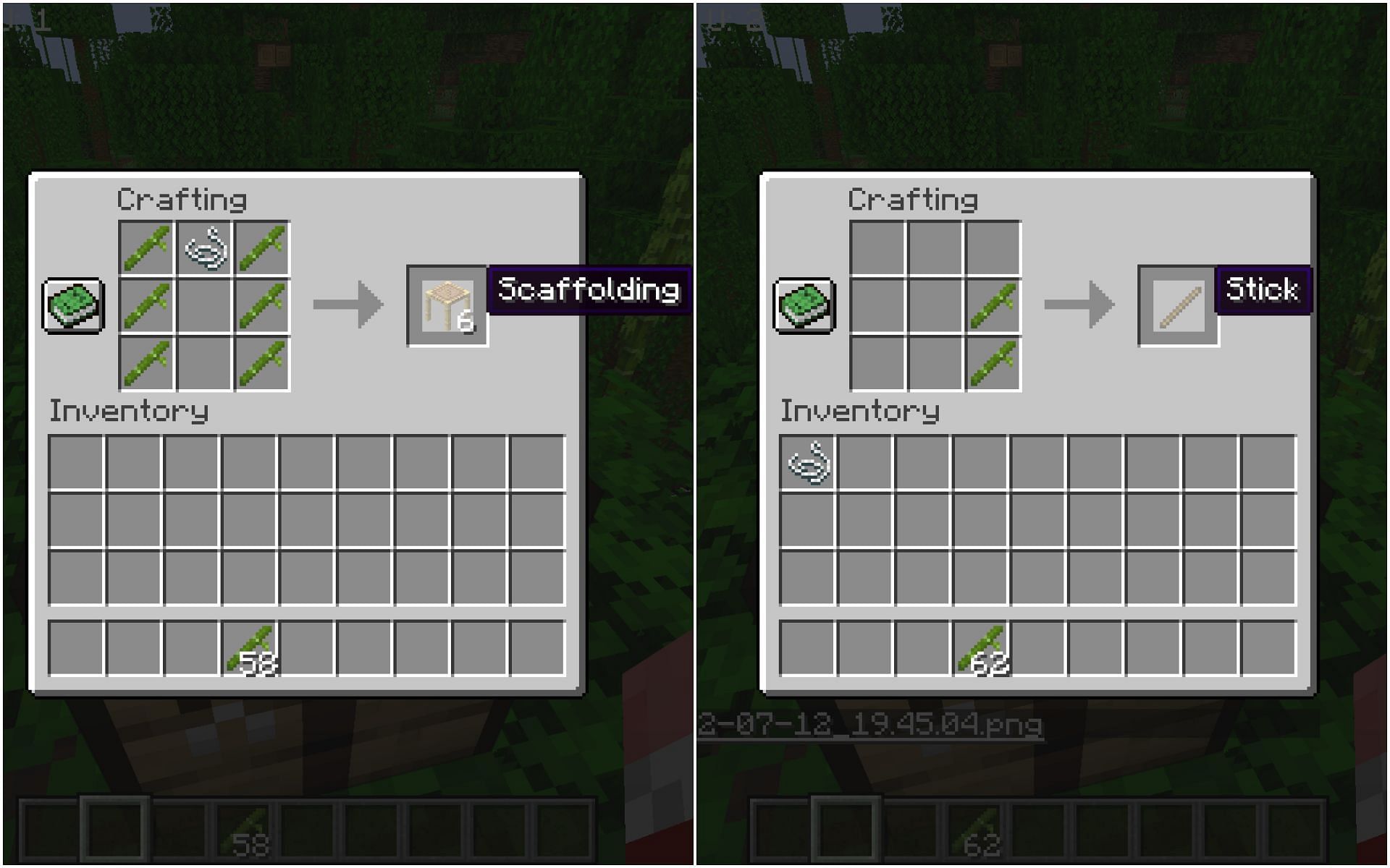 How can bamboo be used in Minecraft 1.19 update?