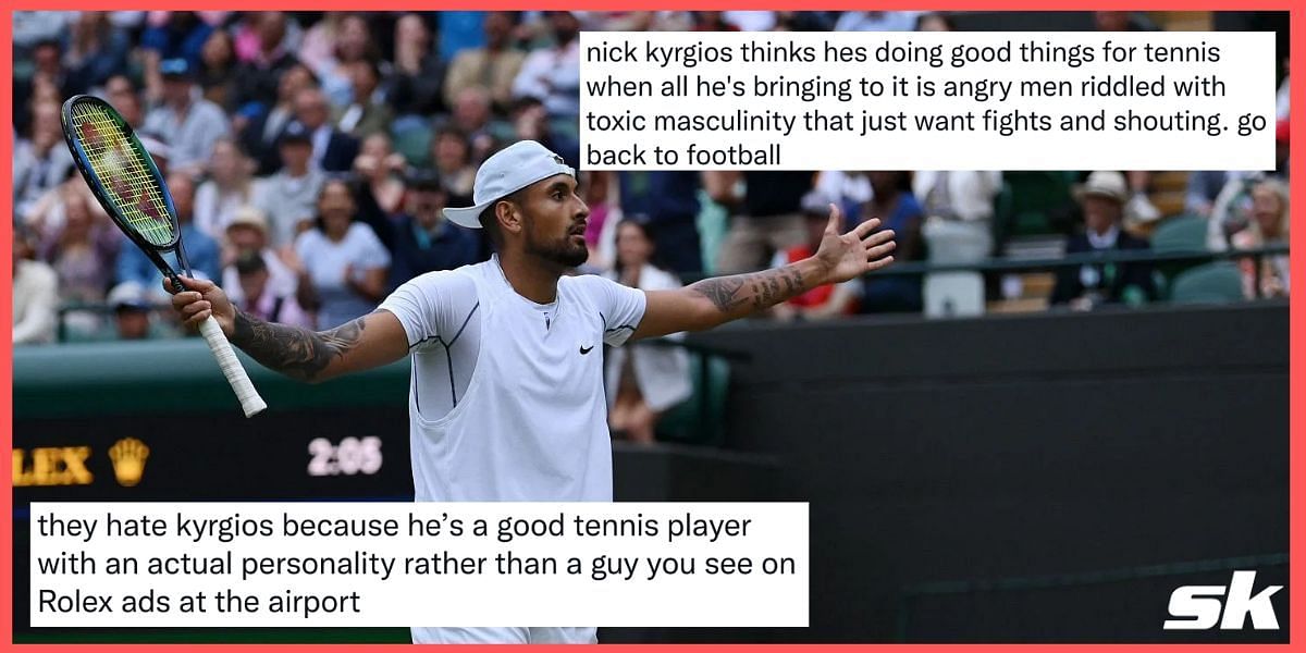 Nick Kyrgios defeated Stefanos Tsitsipas to book his spot in the fourth round at Wimbledon
