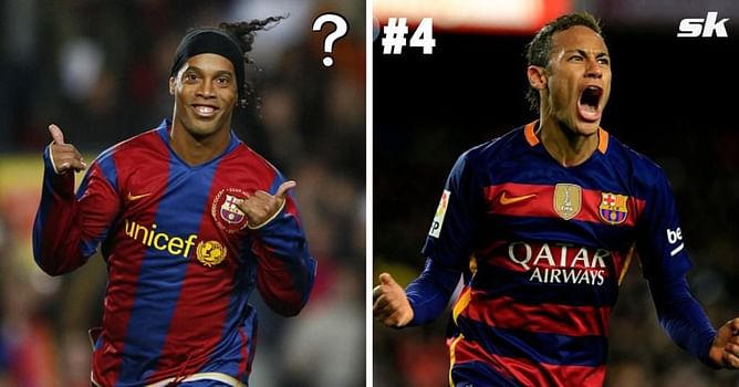 Top 5 Brazilians to play for Barcelona