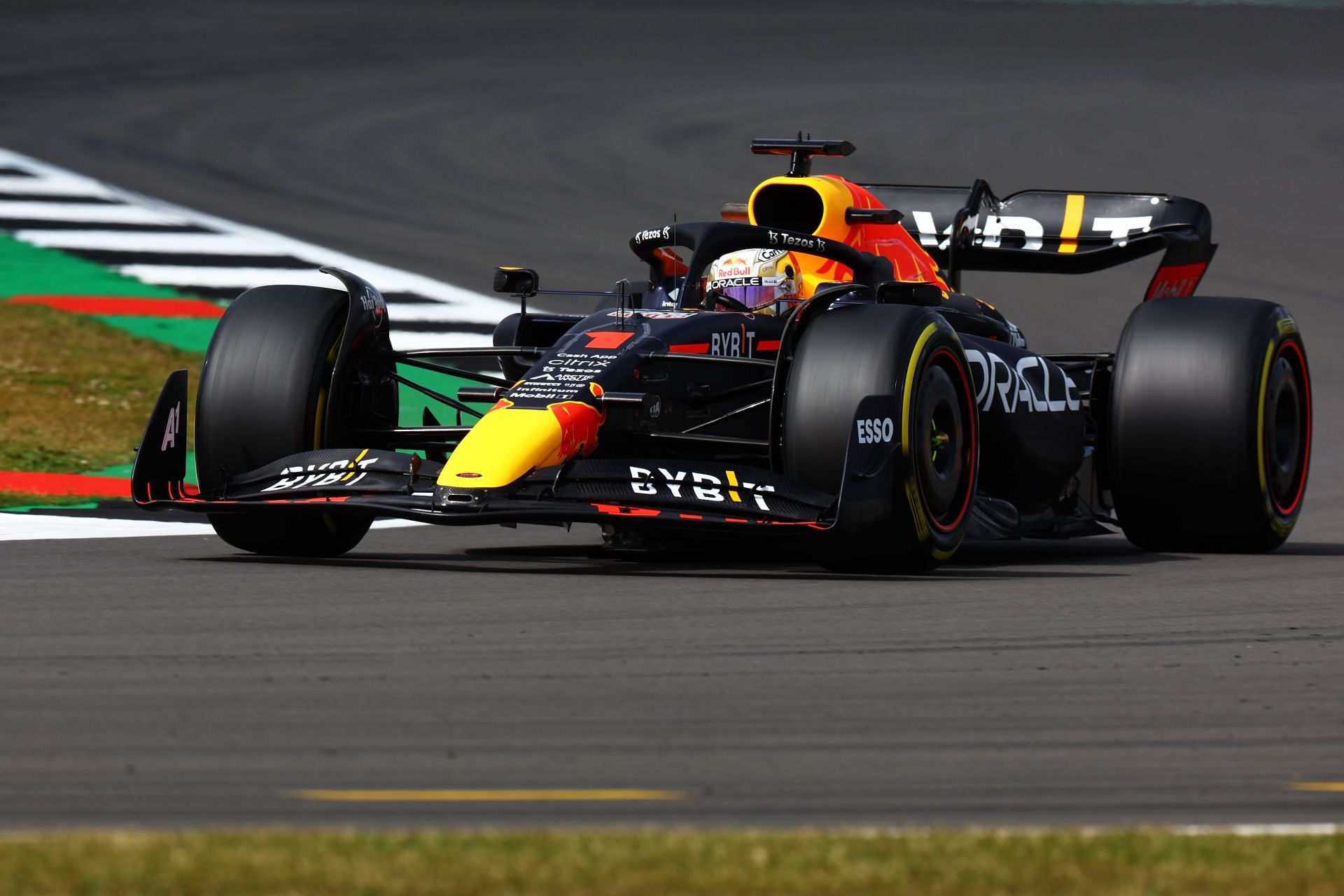 Max Verstappen looked splendid in his Red Bull throughout the session