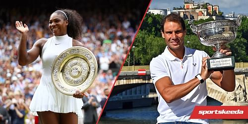 Serena Williams and Rafael Nadal