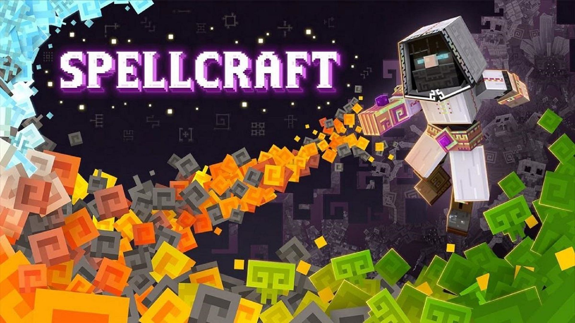 Art for Minecraft&#039;s Spellcraft DLC (Image via Mojang)