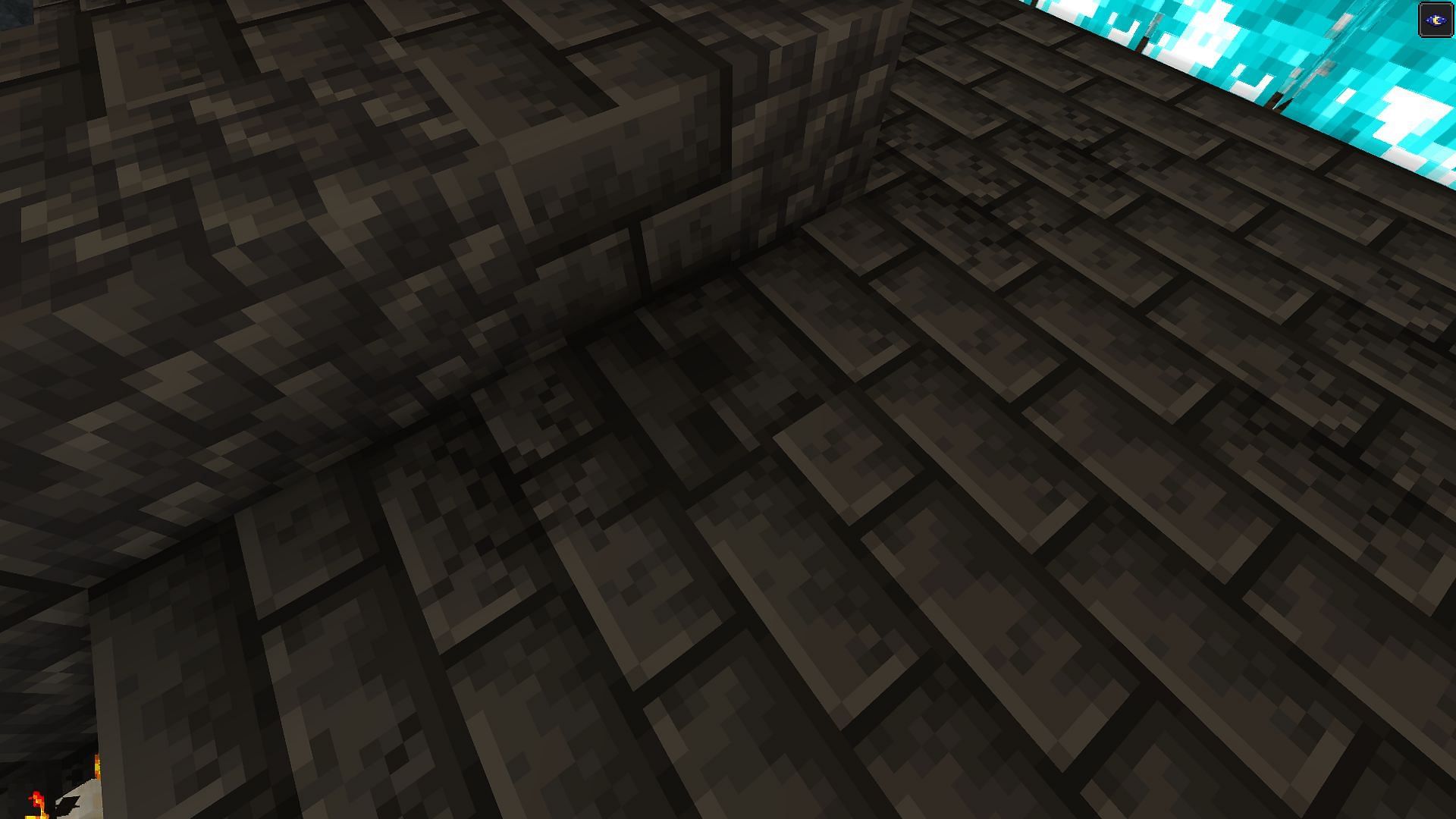 The chiseled deepslate texture that users are looking for (Image via Minecraft)