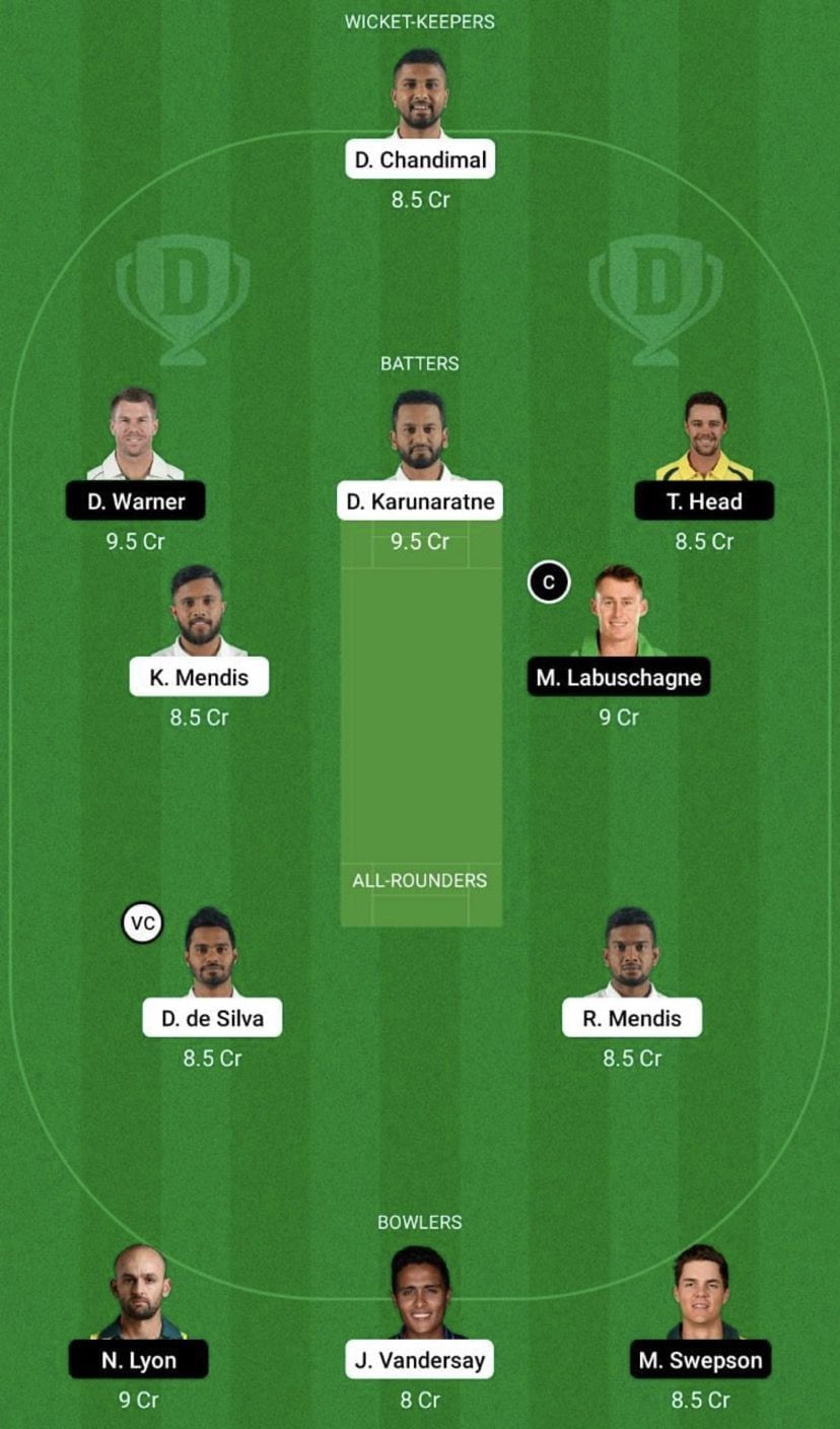 SL vs AUS Dream11 Fantasy Tip #2 - 2nd Test.