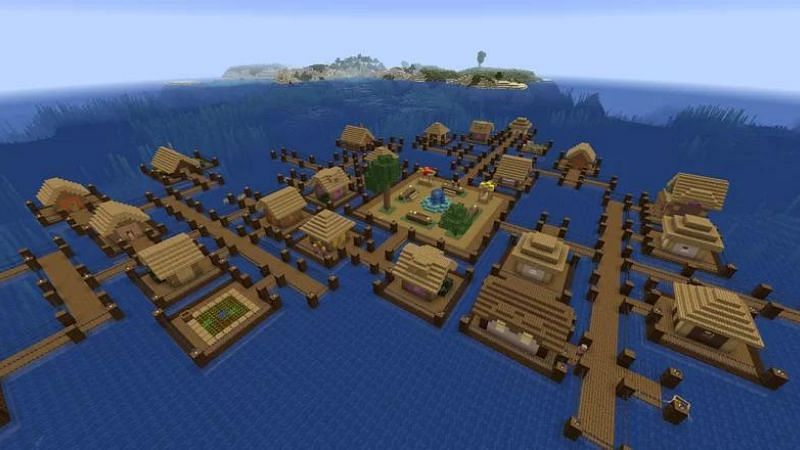 Ocean village data pack (Image via Planet Minecraft)