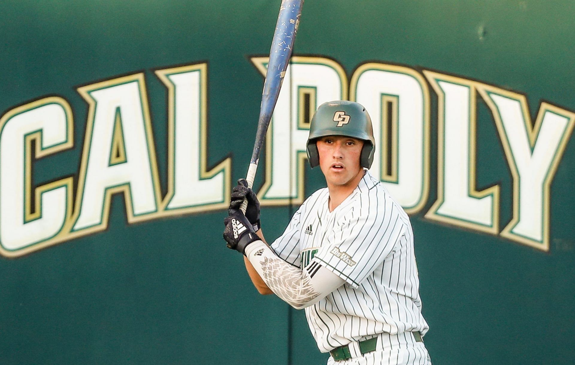 Brooks Lee at Cal Poly, coutesy of Through The Fence Baseball