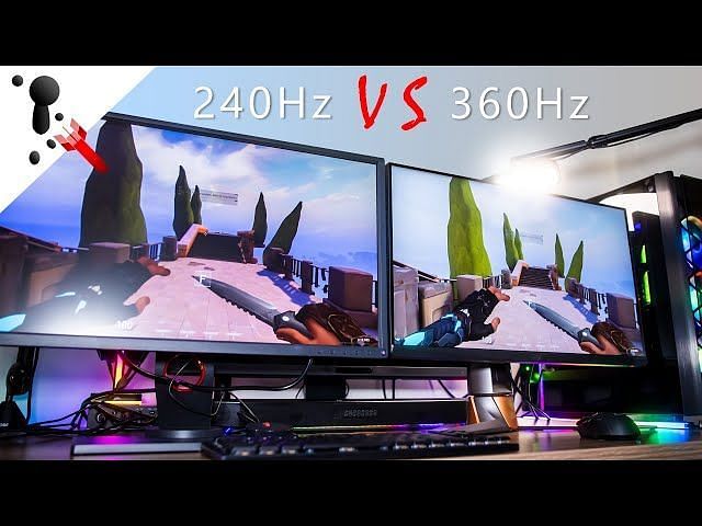 360Hz vs 240Hz Monitors: Which one should you choose for gaming?