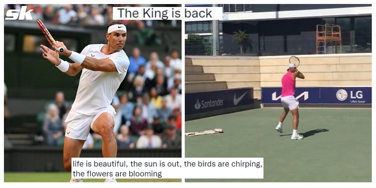 Tennis fans react to visuals of Rafael Nadal training ahead of US Open Series