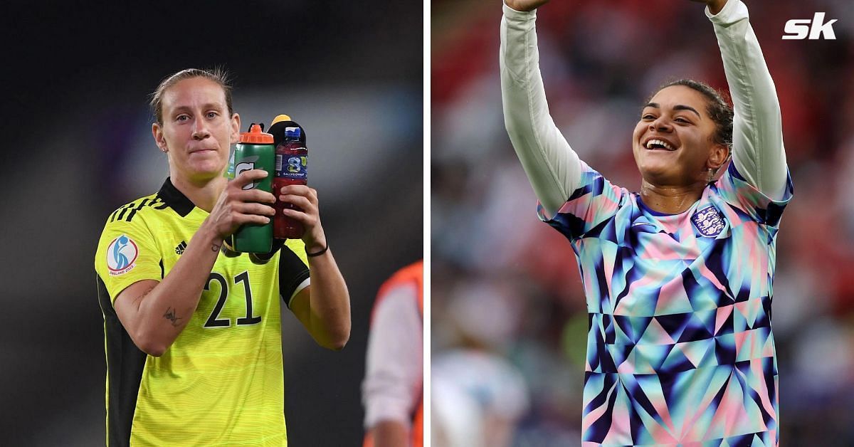 EJess Carter and Ann-Katrin Berger set to face each other in the Women&#039;s UEFA European Championship final.
