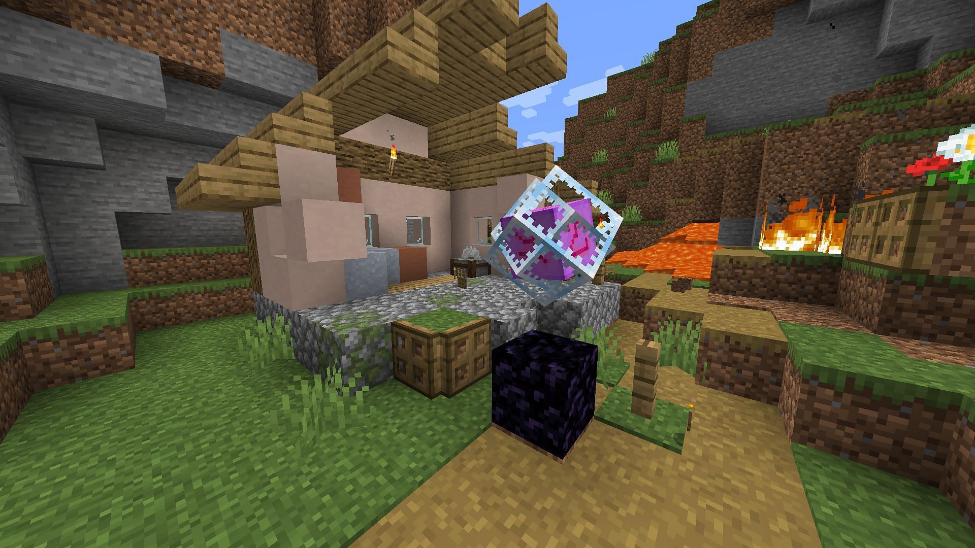 End Crystals can cause huge explosions that can deal a lot of damage (Image via Minecraft 1.19)