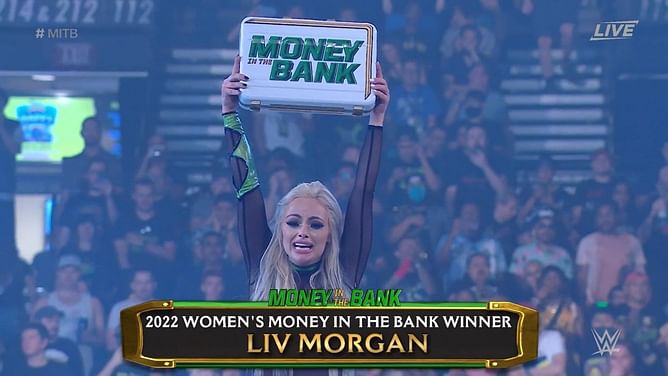 Liv Morgan wins Women's Money in the Bank ladder match