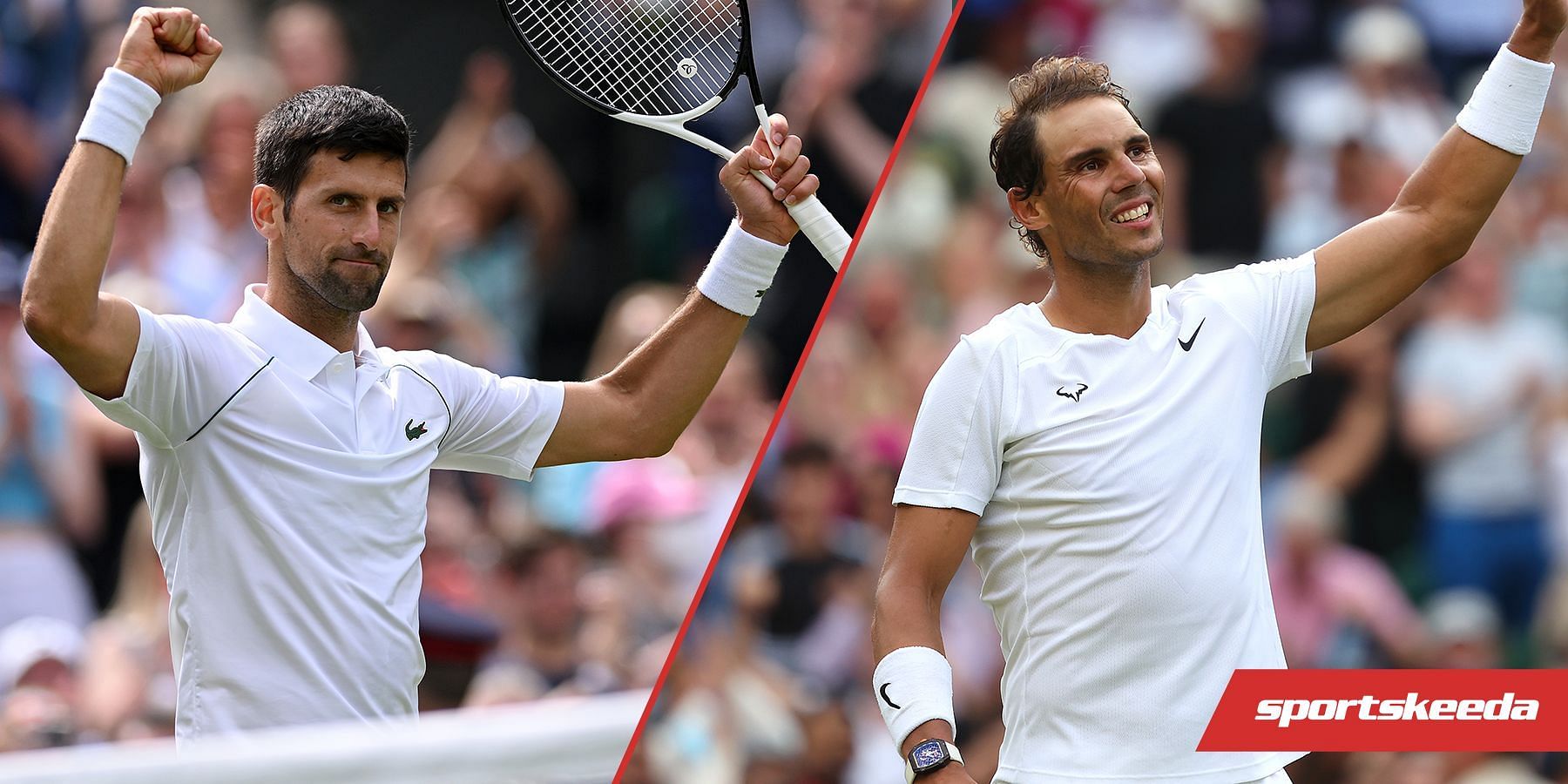 Novak Djokovic is the favorite to reach the final, while Rafael Nadal starts as an underdog at Wimbledon