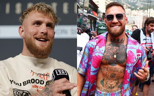 Jake Paul (left) and Conor McGregor (right)