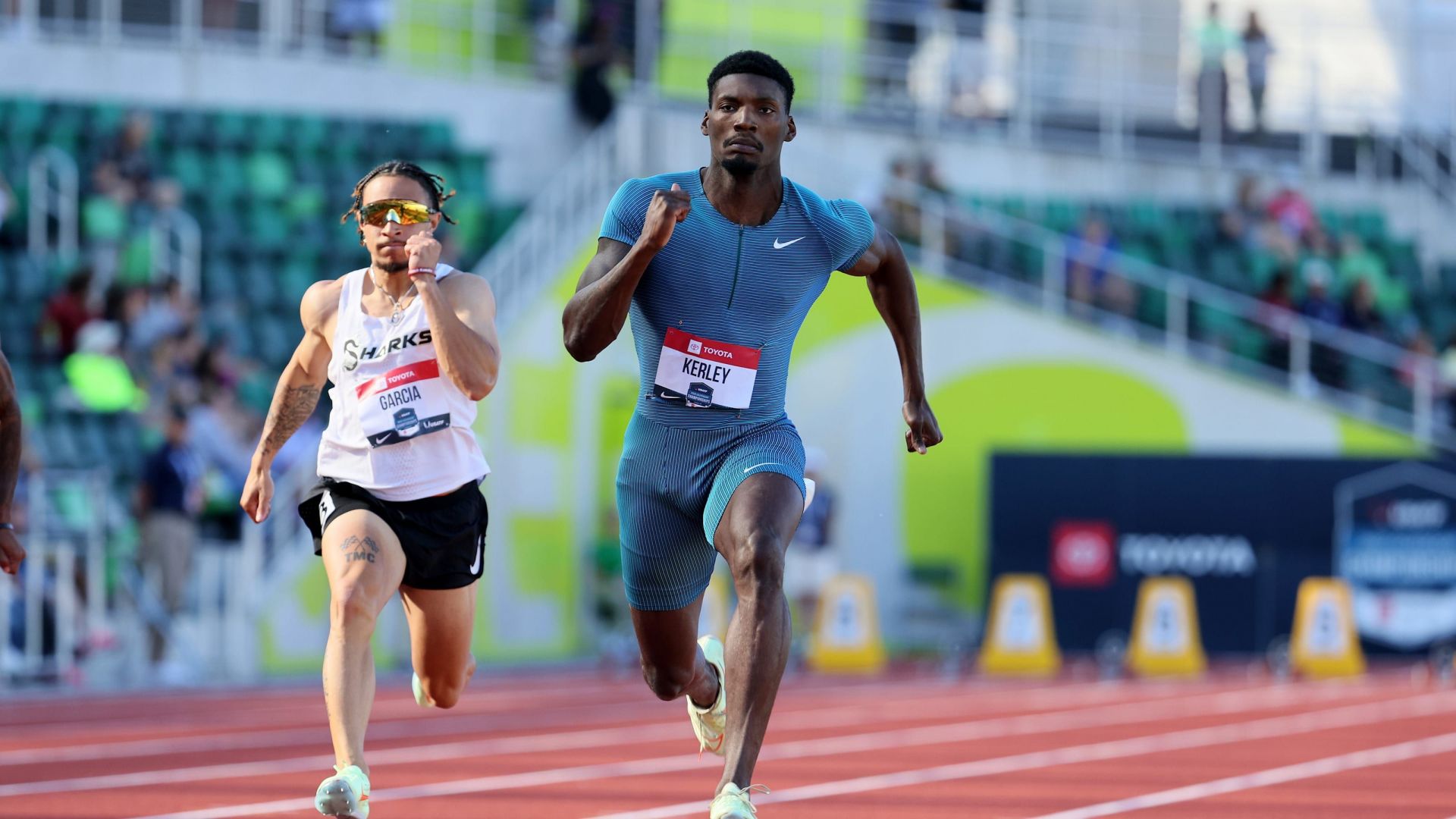 The American sprinter won the USA Track and Field Outdoor Championships 2022 (Image via Getty Images)