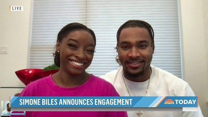 Olympic gold medalist Simone Biles and NFL star Jonathan Owens are married