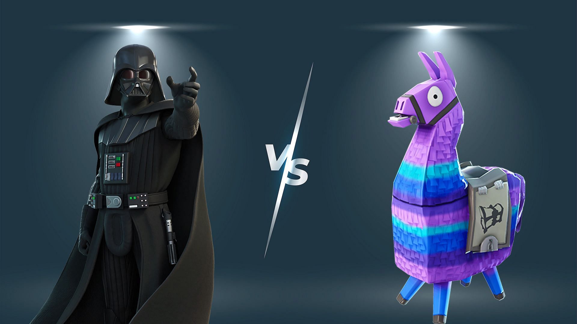 Darth Vader faced a Supply Llama in what turned out to be an interesting fight (Image via Sportskeeda)