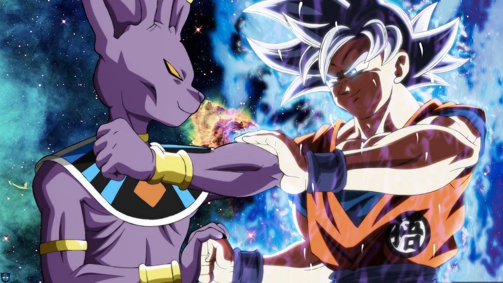 Beerus vs Goku (Image via Toei Animation)