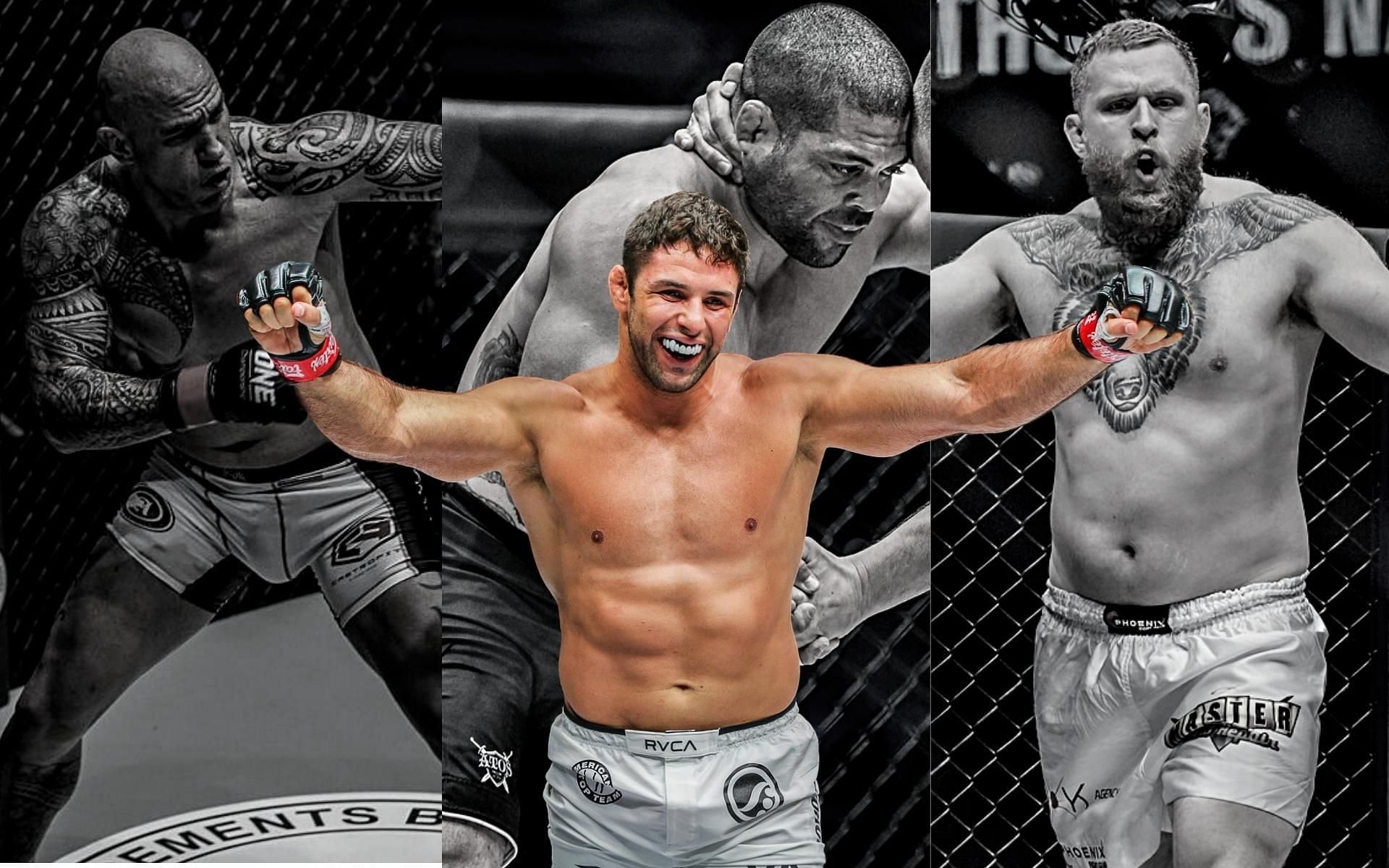 We profile three possible matchups for ONE heavyweight and submission grappling icon Marcus &#039;Buchecha&#039; Almeida. (Images courtesy of ONE Championship)