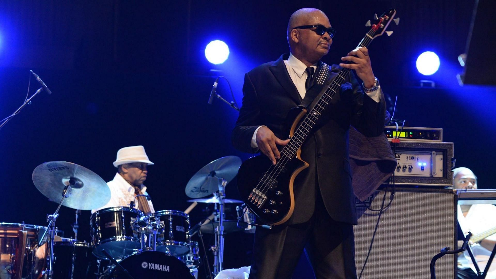 Michael Henderson on bass and Norman Connors on drums (Image via Getty)