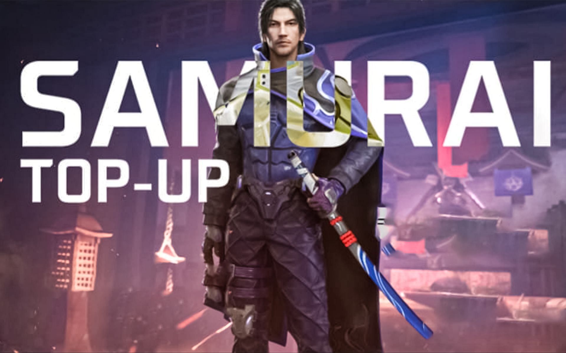 New Samurai Top Up event in Free Fire MAX (Image via Garena)