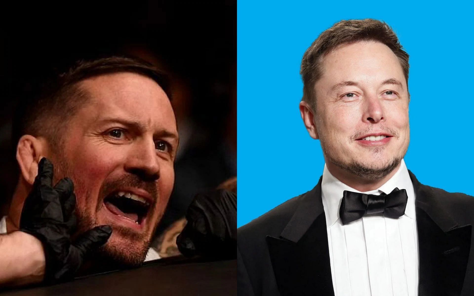 John Kavanagh (left) and Elon Musk (right)