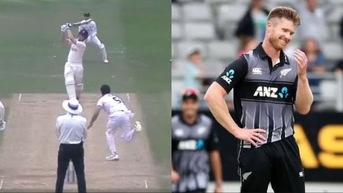 "#BazBall" - James Neesham reacts to his quickfire 91-run knock in county cricket