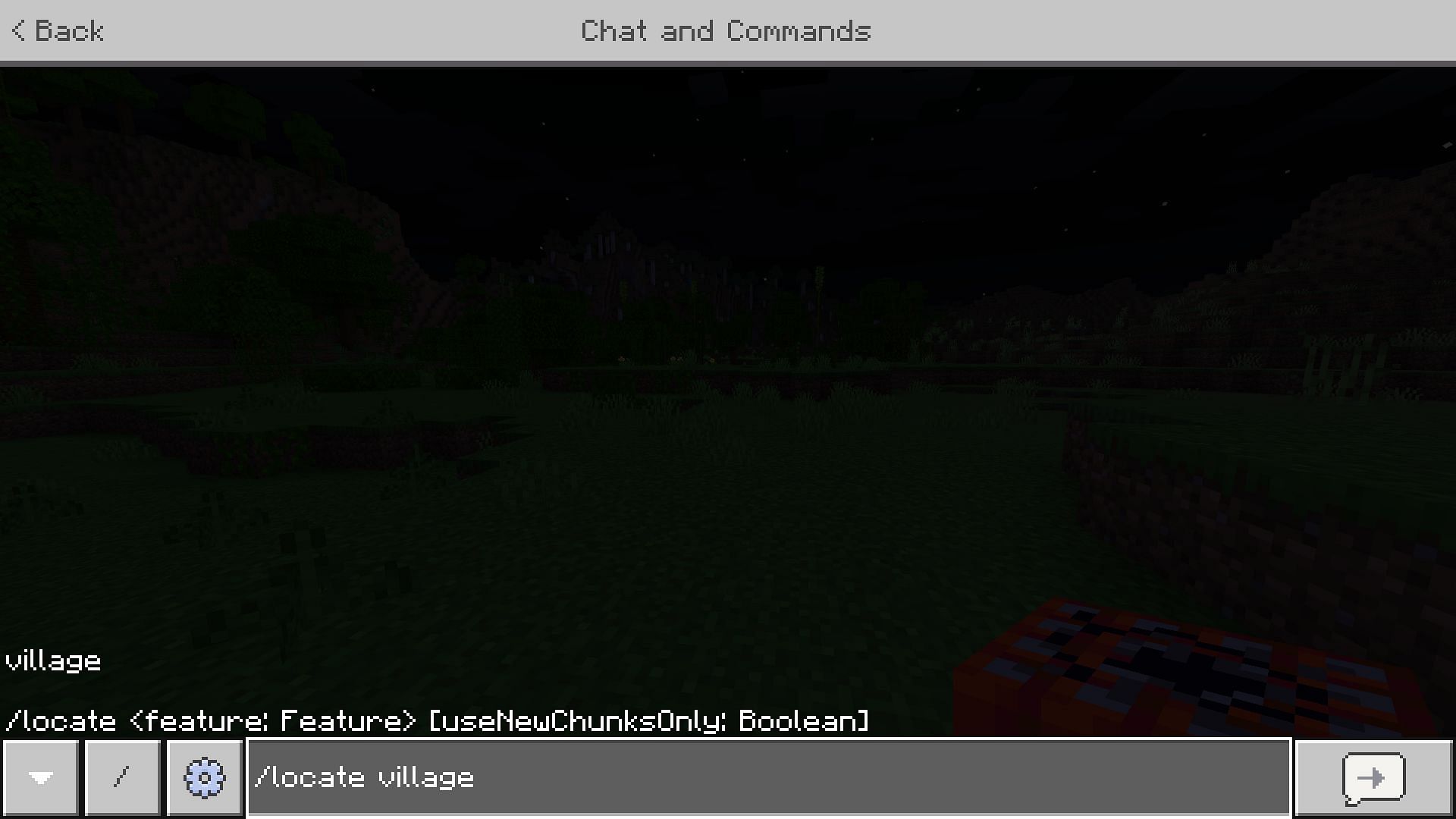 Locate command (Image via Minecraft 1.19 update)