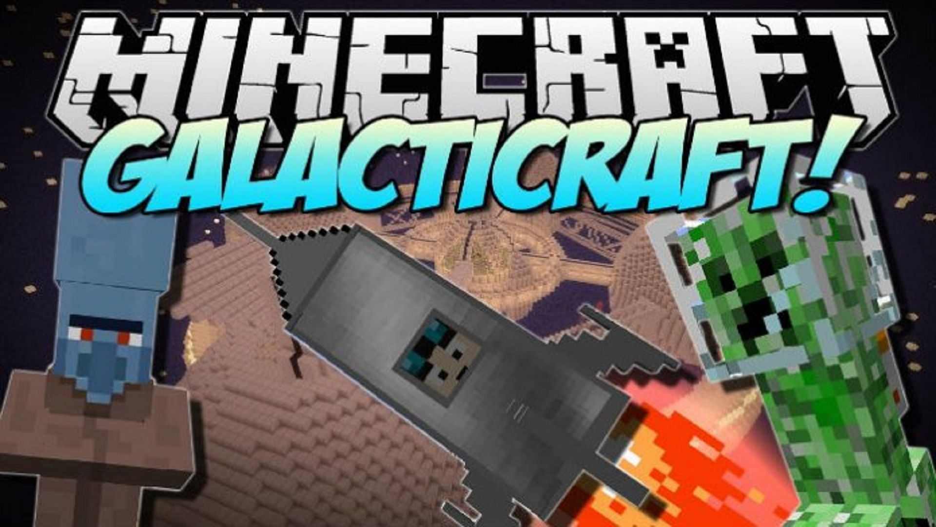 Art for the Galacticraft mod (Image via Micdoodle8/MinecraftRed)