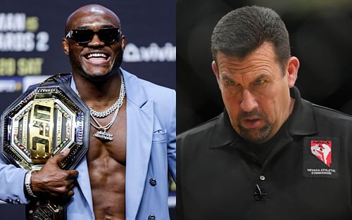 Kamaru Usman (left); John McCarthy (right)