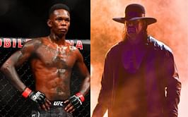 Israel Adesanya pays unique tribute to the Undertaker at UFC 276
